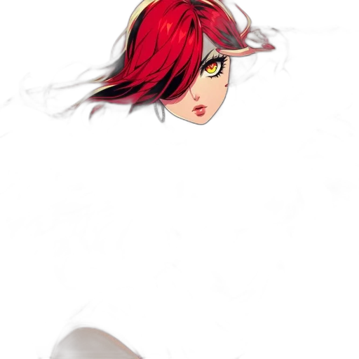 mask, hair, hat, face, anime, concept art, photorealistic, 3d render transparent PNG cut-out