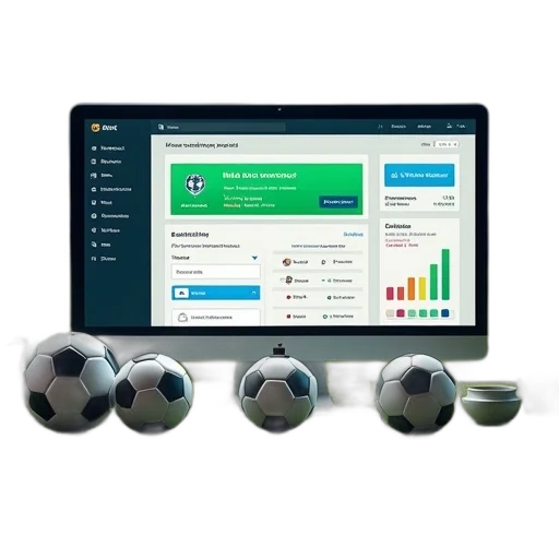 website, dashboard, soccer, field transparent PNG cut-out