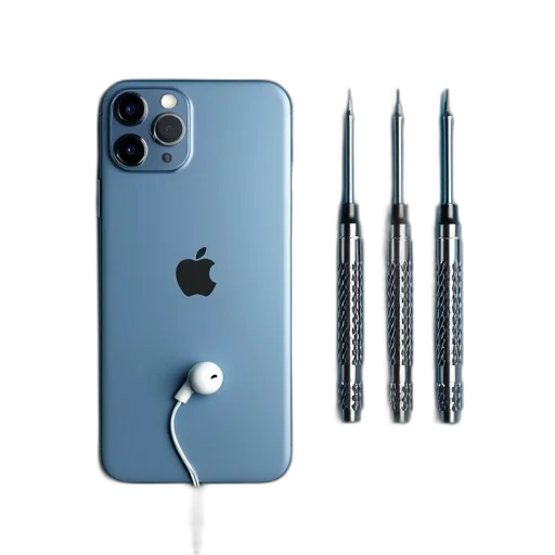 weapon, hair, staff, jewelry, 3d render, cyberpunk, photorealistic, blue transparent PNG cut-out