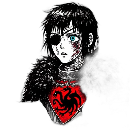 mask, face, comic book art, fantasy art, concept art, anime, red, dark transparent PNG cut-out