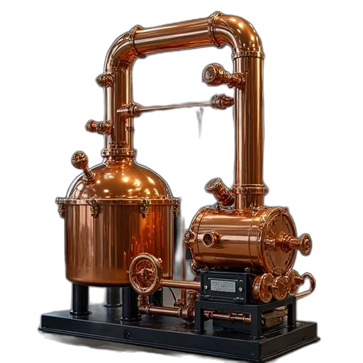 small, hydraulic, oil, distillation transparent PNG cut-out