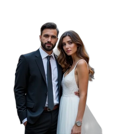 dress, jewelry, umbrella, photorealistic, second, image, shows, same transparent PNG cut-out