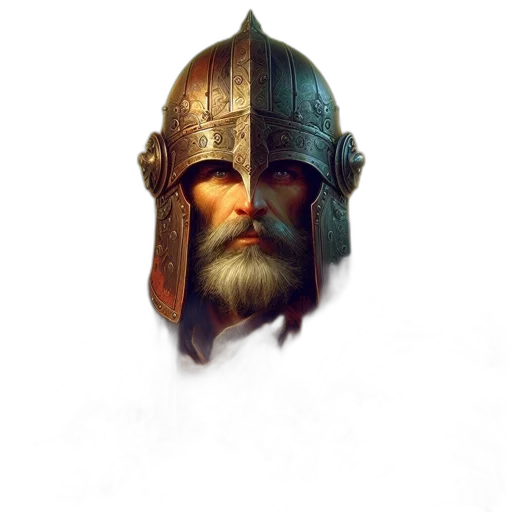 sword, face, mask, weapon, fantasy art, concept art, photorealistic, pixel art transparent PNG cut-out