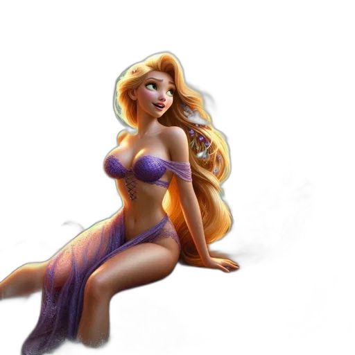 dress, fantasy art, concept art, cartoon, 3d render, underwater, tranquil, seascape transparent PNG cut-out