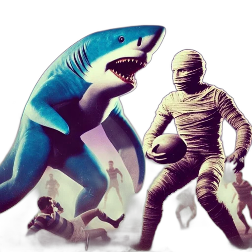 creature, concept art, fantasy art, comic book art, vaporwave, underwater, outer space, striking transparent PNG cut-out