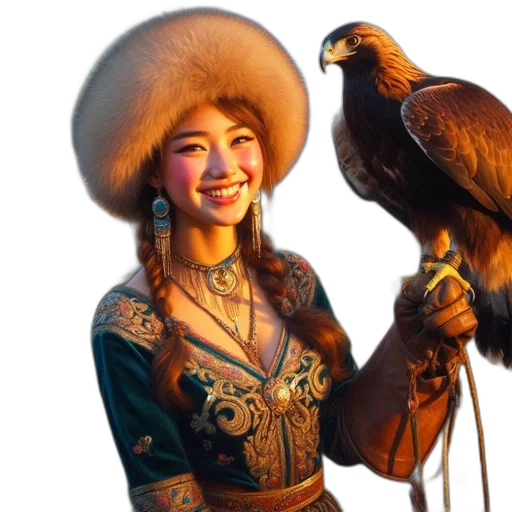 jewelry, staff, animal, hat, photorealistic, oil painting, fantasy art, concept art transparent PNG cut-out