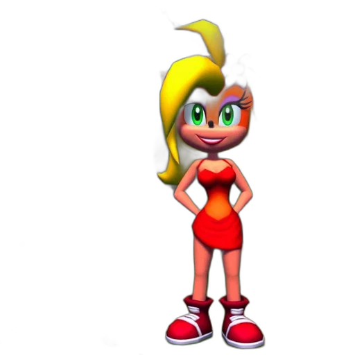 dress, staff, robot, hair, 3d render, pixel art, concept art, cartoon transparent PNG cut-out