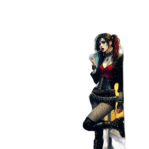 staff, dress, weapon, jacket, pixel art, concept art, fantasy art, 3d render transparent PNG cut-out