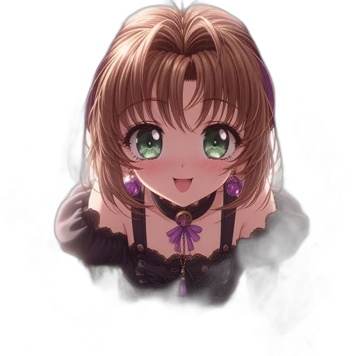 jewelry, face, crown, dress, anime, cartoon, fantasy art, concept art transparent PNG cut-out