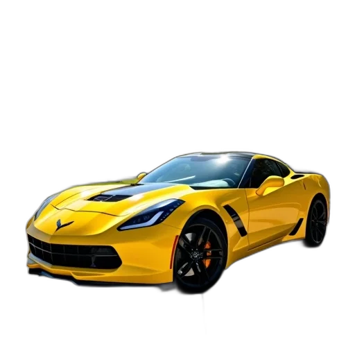 car, animal, weapon, 3d render, photorealistic, concept art, golden, yellow transparent PNG cut-out