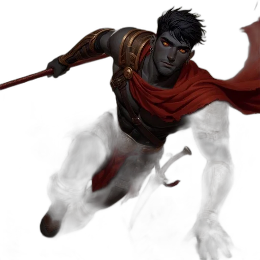 staff, sword, concept art, fantasy art, comic book art, photorealistic, dark, red transparent PNG cut-out