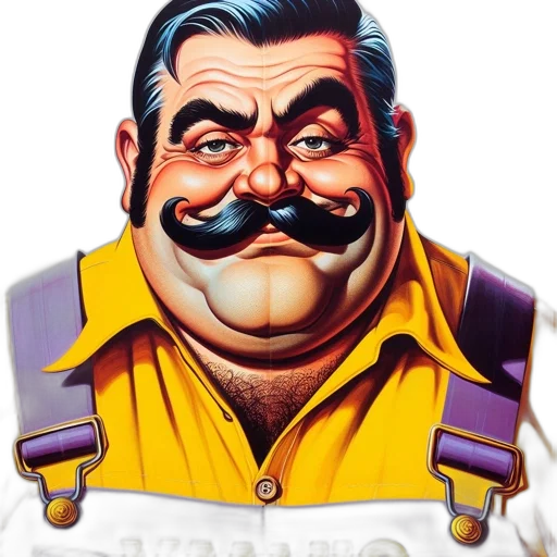face, staff, mask, comic book art, concept art, cartoon, photorealistic, cartoonish transparent PNG cut-out