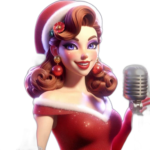 cartoon, photorealistic, concept art, 3d render, animated, female, figure, styled transparent PNG cut-out