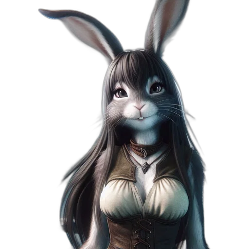 dress, animal, face, fantasy art, photorealistic, concept art, 3d render, blue transparent PNG cut-out