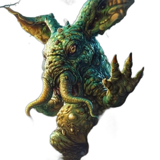 dragon, creature, staff, animal, concept art, fantasy art, 3d render, photorealistic transparent PNG cut-out