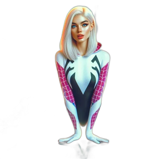 jacket, robot, jewelry, dress, concept art, 3d render, comic book art, fantasy art transparent PNG cut-out