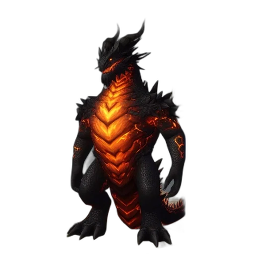 dragon, creature, animal, staff, concept art, pixel art, fantasy art, 3d render transparent PNG cut-out