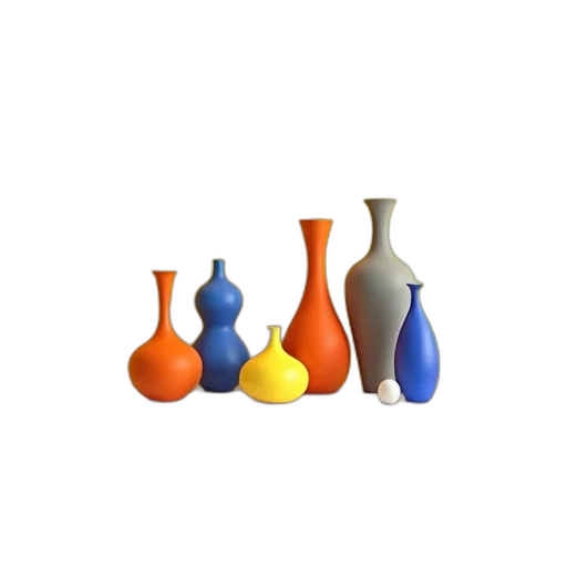 bottle, jewelry, 3d render, photorealistic, oil painting, concept art, blue, colorful transparent PNG cut-out