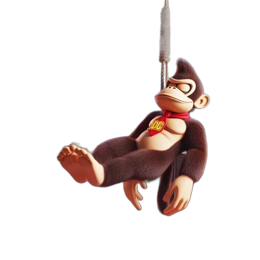 staff, animal, weapon, creature, 3d render, concept art, animated, monkey transparent PNG cut-out
