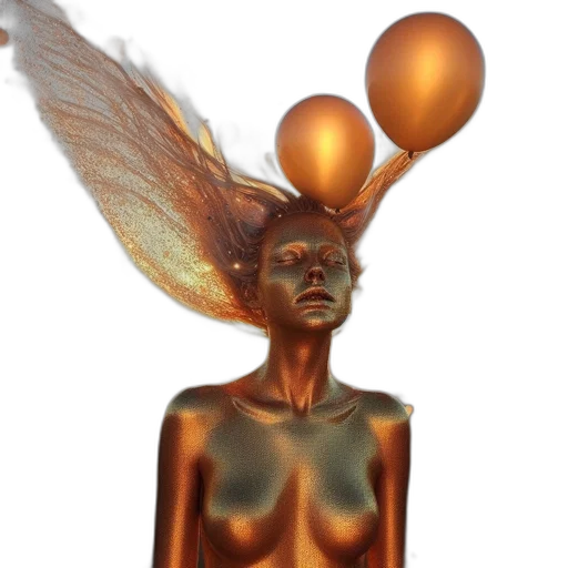 crown, jewelry, mask, hair, 3d render, concept art, fantasy art, photorealistic transparent PNG cut-out