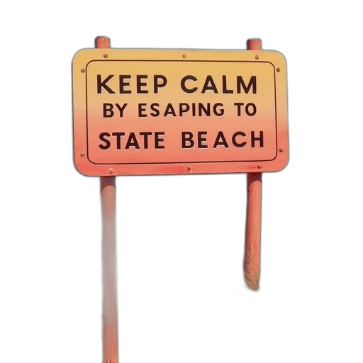staff, beach, keep, calm transparent PNG cut-out