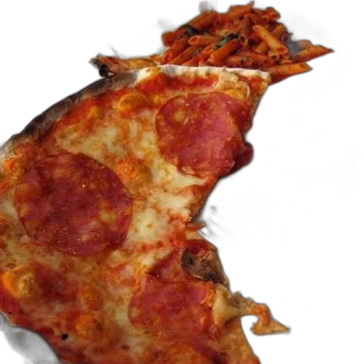 food, dragon, face, umbrella, 3d render, photorealistic, slice, pepperoni transparent PNG cut-out