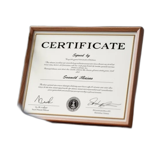 jewelry, certificate, signed, college transparent PNG cut-out