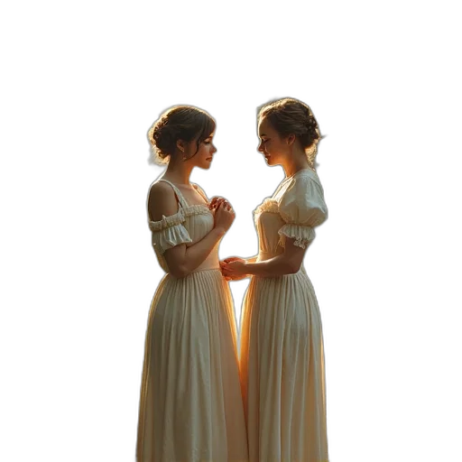 dress, crown, staff, jewelry transparent PNG cut-out