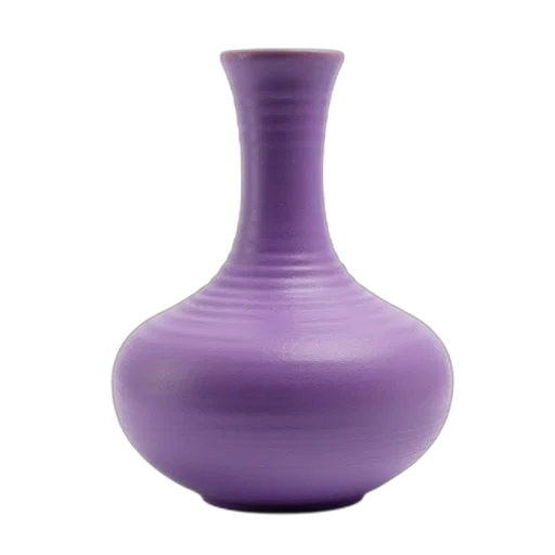 bottle, jewelry, furniture, dress, 3d render, photorealistic, purple, vase transparent PNG cut-out
