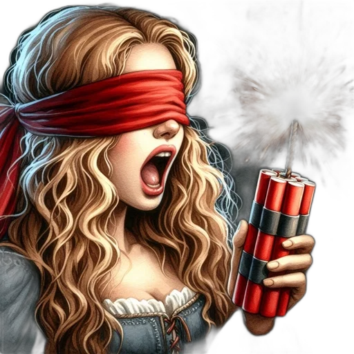 weapon, fantasy art, photorealistic, concept art, comic book art, fire, red, woman transparent PNG cut-out
