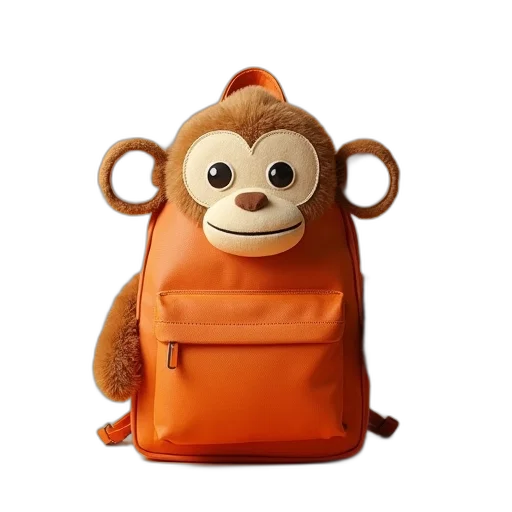 animal, jacket, creature, staff, 3d render, concept art, photorealistic, back transparent PNG cut-out