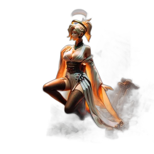 staff, concept art, fantasy art, 3d render, comic book art, golden, earth tones, statue transparent PNG cut-out