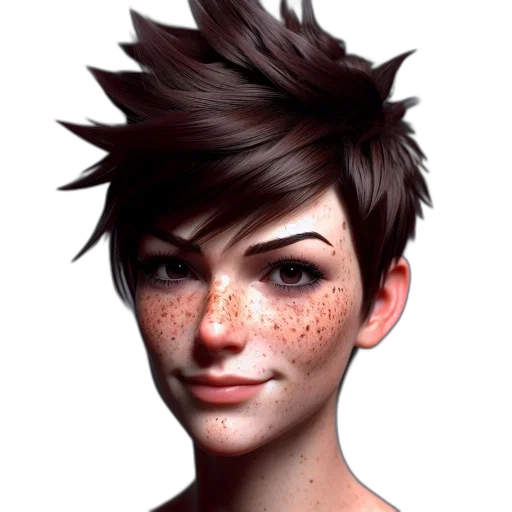 face, mask, staff, hair, photorealistic, concept art, 3d render, fantasy art transparent PNG cut-out