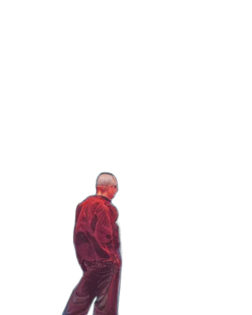 jacket, face, staff, creature transparent PNG cut-out