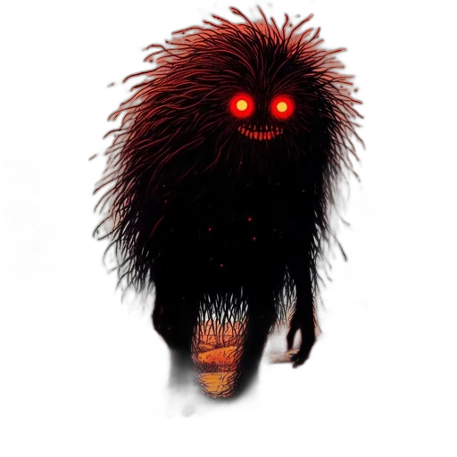creature, hair, animal, staff, concept art, 3d render, fantasy art, pixel art transparent PNG cut-out