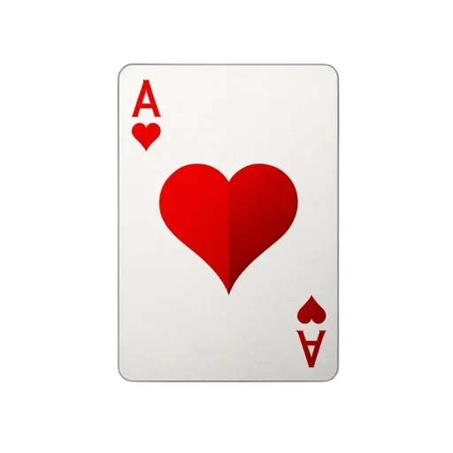 crown, photorealistic, ace, hearts, card, emblematic, love, passion transparent PNG cut-out