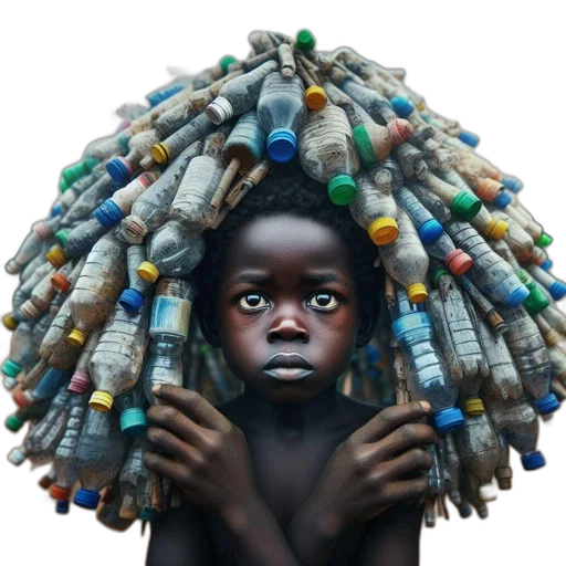 jewelry, hair, bottle, crown, photorealistic, concept art, cyberpunk, 3d render transparent PNG cut-out