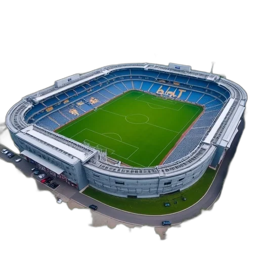 building, 3d render, concept art, photorealistic, aerial, view, large, stadium transparent PNG cut-out