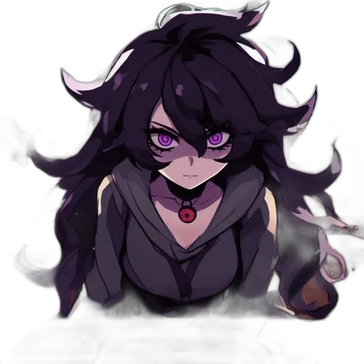 mask, creature, crown, hair, pixel art, anime, concept art, cartoon transparent PNG cut-out