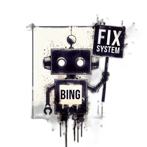 robot, pixel art, cyberpunk, concept art, 3d render, old, rustic-looking, named transparent PNG cut-out