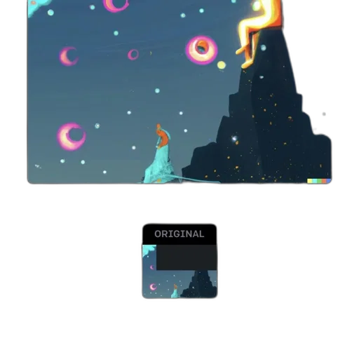 concept art, pixel art, vaporwave, 3d render, outer space, night, fire, underwater transparent PNG cut-out