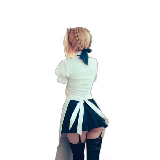 dress, jacket, staff, robot, anime, 3d render, concept art, pixel art transparent PNG cut-out