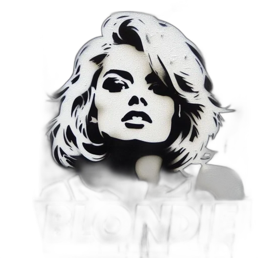 face, photorealistic, cartoon, comic book art, pixel art, neon lights, black, white transparent PNG cut-out