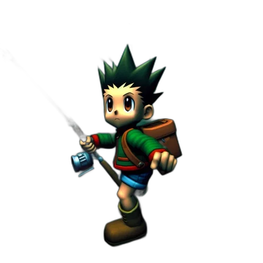 weapon, staff, sword, animal, pixel art, 3d render, concept art, fantasy art transparent PNG cut-out