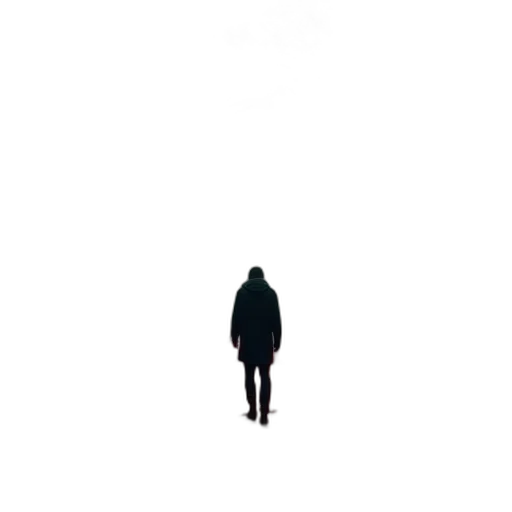 jacket, face, creature, hat transparent PNG cut-out