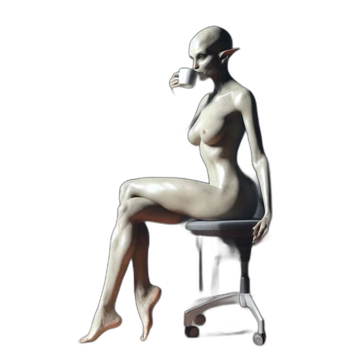 robot, dress, furniture, jewelry, concept art, 3d render, pixel art, photorealistic transparent PNG cut-out