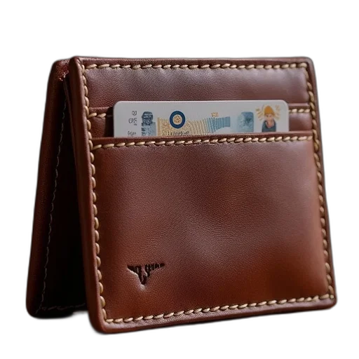 calvin, leather, wallet, slots transparent PNG cut-out