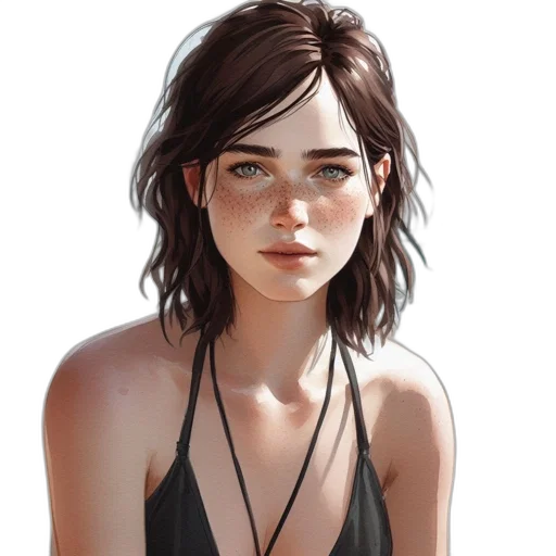 dress, face, jewelry, jacket, photorealistic, concept art, fantasy art, oil painting transparent PNG cut-out