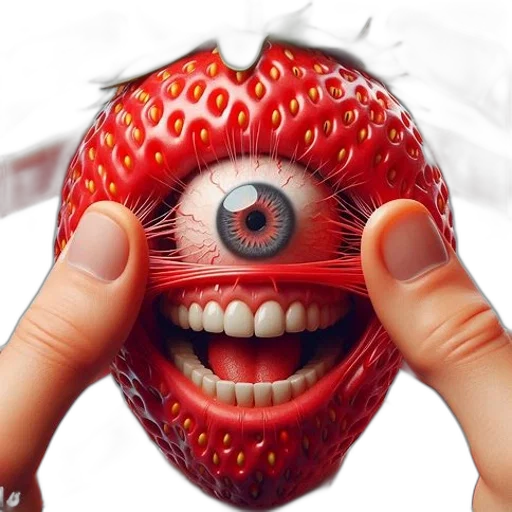 mask, face, creature, food, 3d render, photorealistic, concept art, fantasy art transparent PNG cut-out
