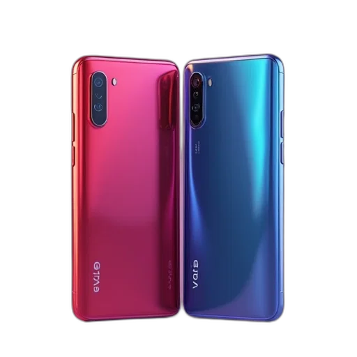 3d render, vaporwave, neon, colorful transparent PNG cut-out